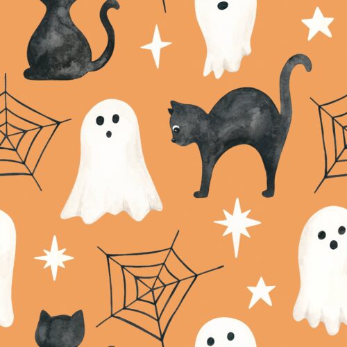 Little Boo Happyhalloween Orange