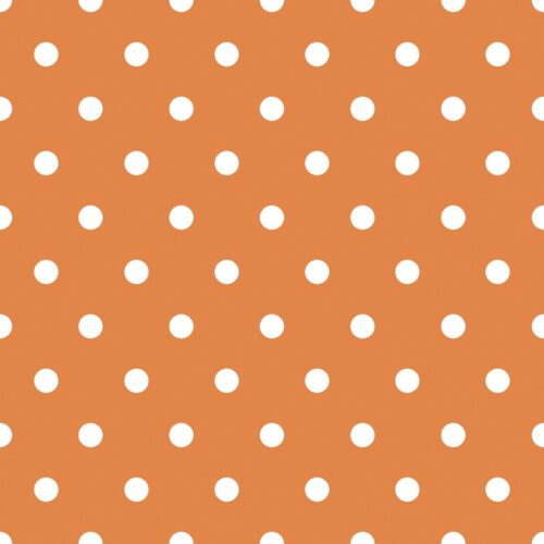 Love Doodles Polkadots Orange
