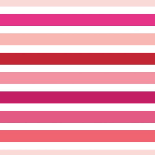 Love Doodles Stripes Pinkwhite