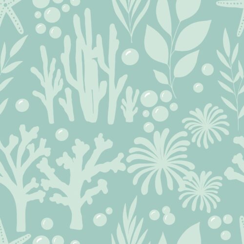 Mermaid Muse Coral Aquablue