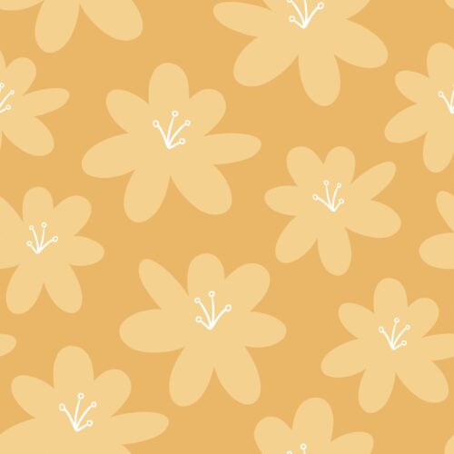 Mermaid Muse Floral Yellow