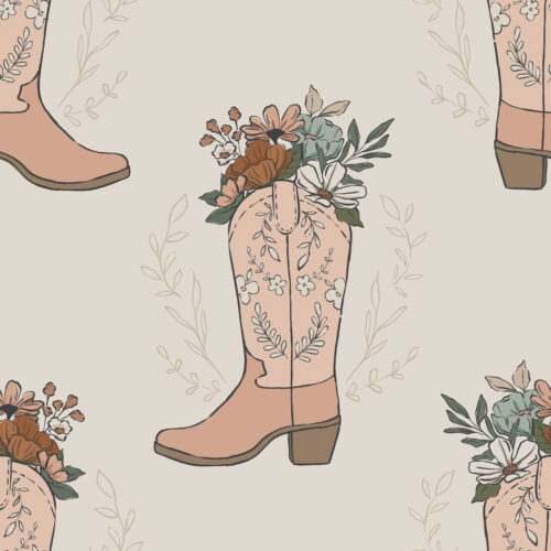 CowgirlBoot Floral