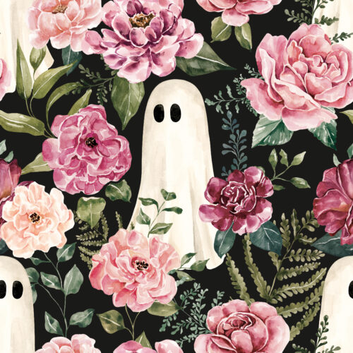 CR MoonlitHollow Ghost Floral Dark
