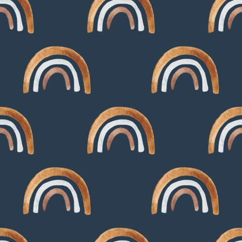 Neutral Rainbows Navyblue