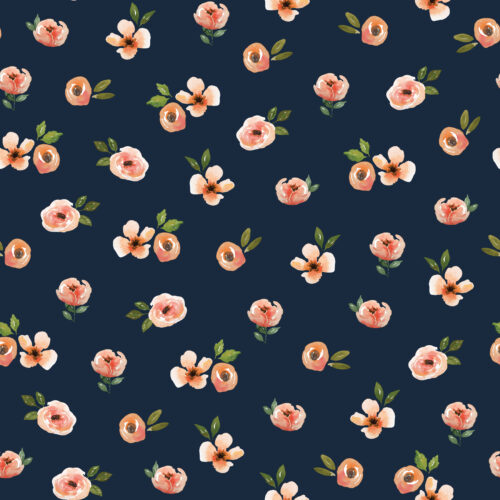 PeachBlossom NavyBlue