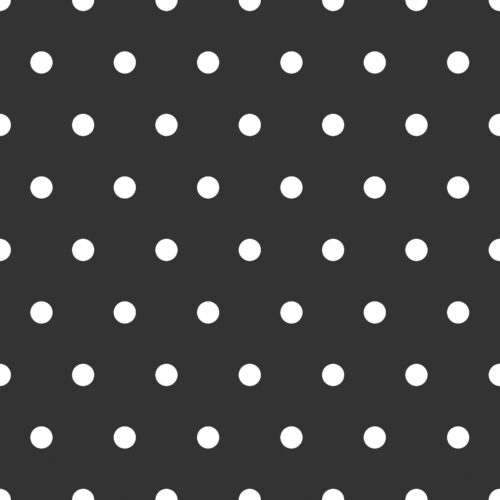 October Moon Dots Black