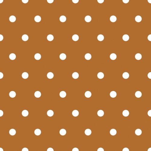 October Moon Dots Burntorange