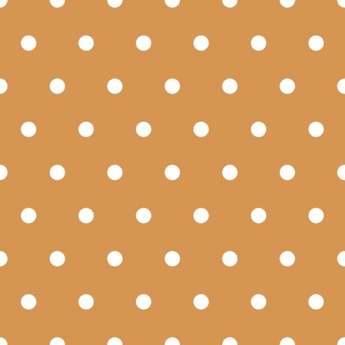 October Moon Dots Orange