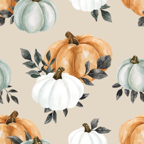 October Moon Pumpkins Taupe