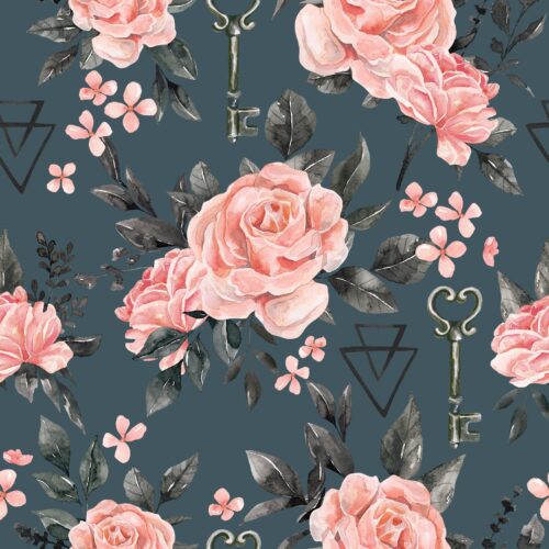 October Moon Roses Nightblue