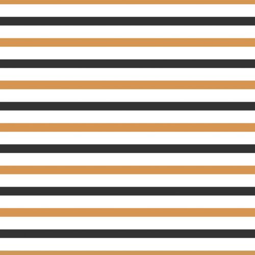 October Moon Stripes Orange