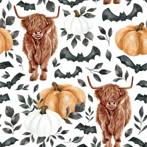 OctoberMoon SpookyCow White