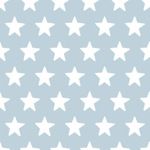 Light Blue and White Stars
