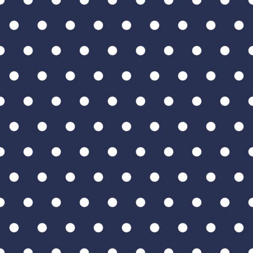 Navy Blue Polka Dot