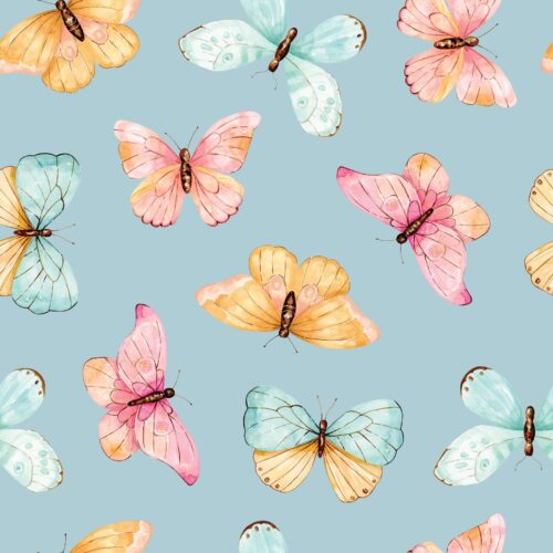 Penelope Butterflies Blue