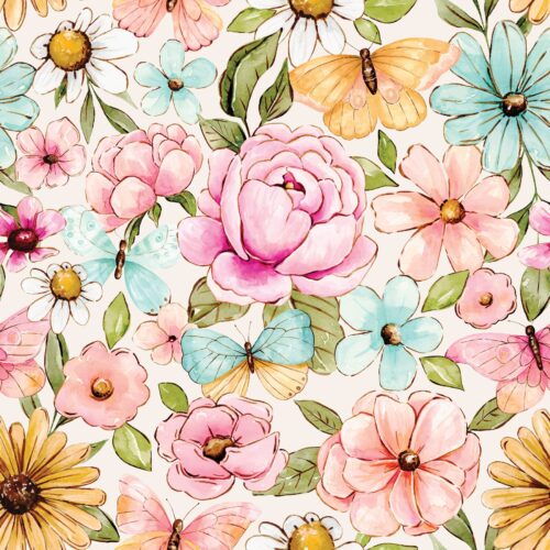 Penelope Butterflyfloral Cream