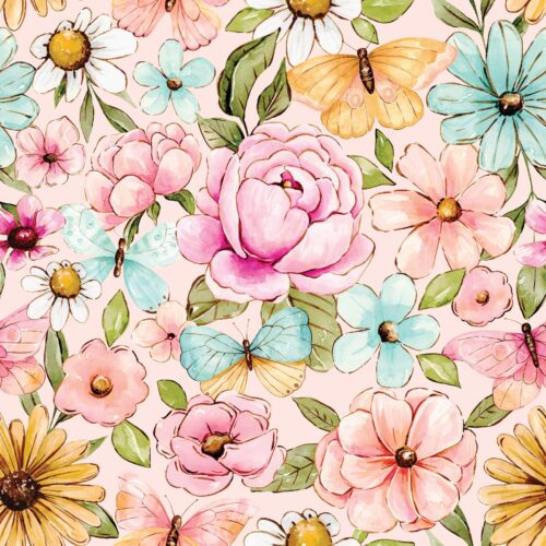 Penelope Butterflyfloral Pink