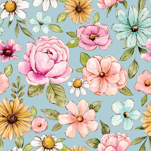 Penelope Flowers Blue