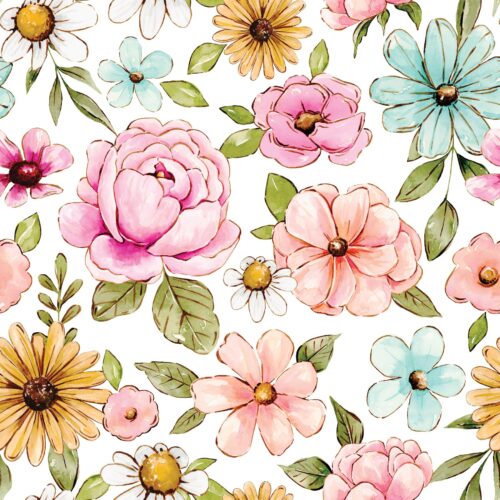 Penelope Flowers White