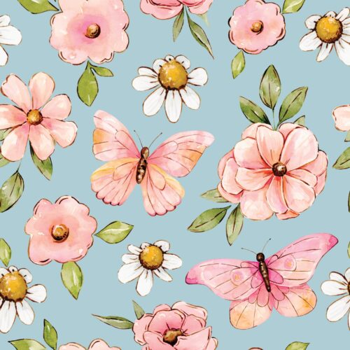 Penelope Pinkfloral Blue