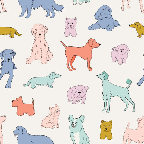 CR PetShop Dogs Colorful