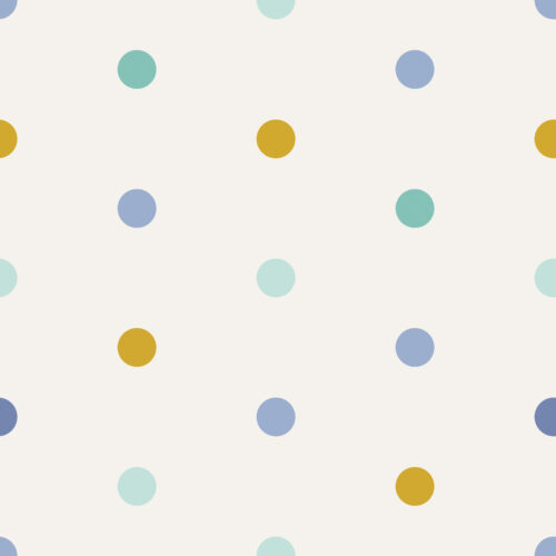 CR PetShop PolkaDots BlueYellow