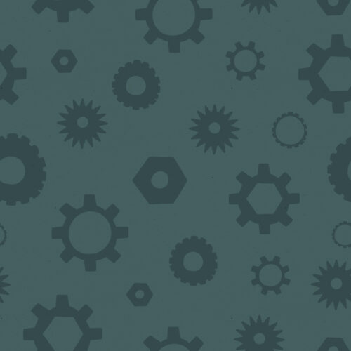 Retro Blue NutsandBolts