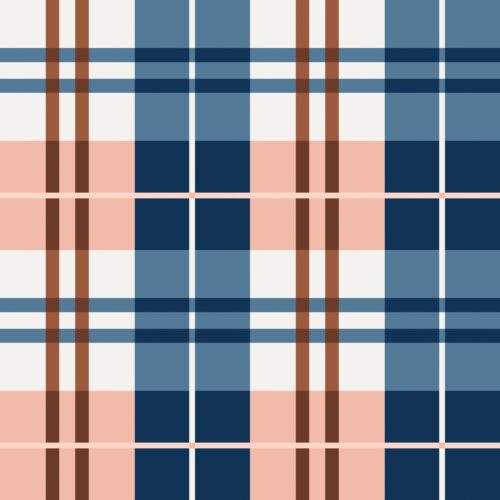 Rust and Royal Plaid