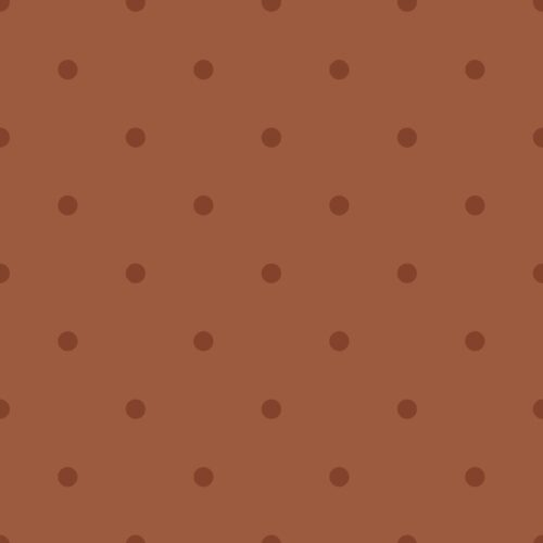 Rust and Royal Polkadot Rusttonal