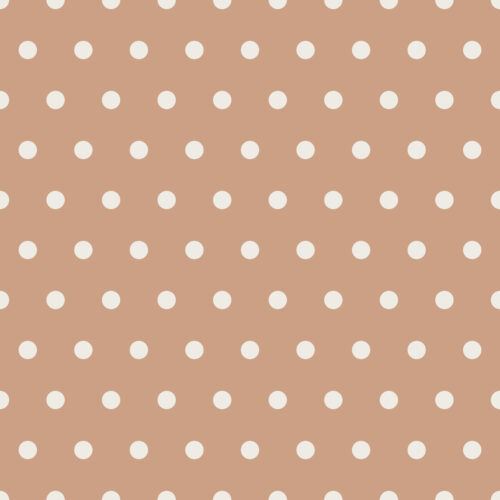Spring Reverie Dark Muted and Cream Polka Dot