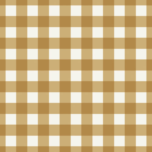 Spring Reverie Mustard Yellow Gingham