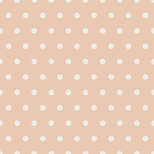 Spring Reverie Pink and Cream Polka Dot