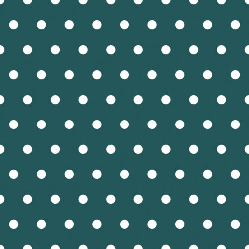 Lucky Day Dark Teal Polka Dot