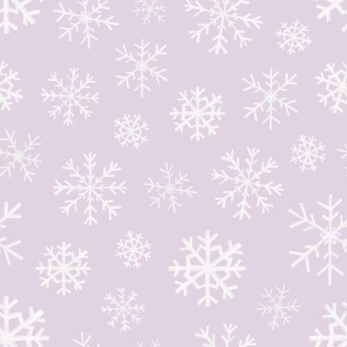 Sugar Plum Christmas Snowflakes Lightpurple