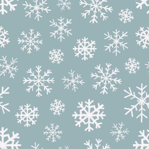 Sugar Plum Christmas Snowflakes Winterblue