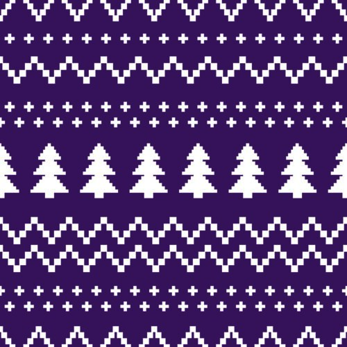 Sugar Plum Christmas Sweater Dkpurplewhite