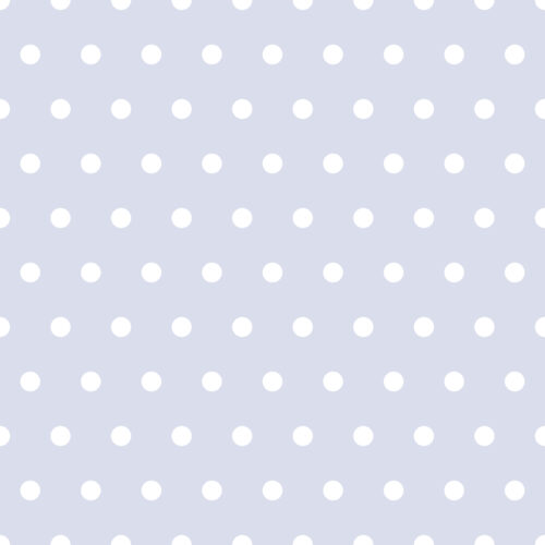 Summer Hydrangea Lavender Polka Dot