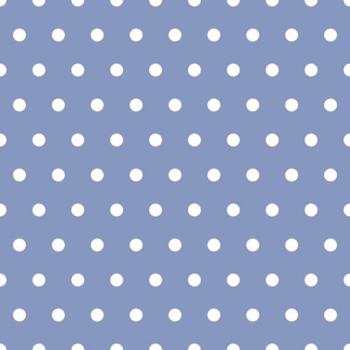 Summer Hydrangea Periwinkle Polka Dot