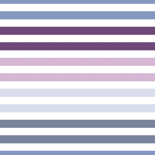 Summer Hydrangea Periwinkle Stripes