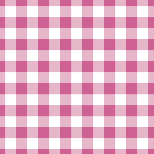 Summer Hydrangea Pink Gingham