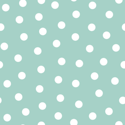 Aqua Summer Polka Dot