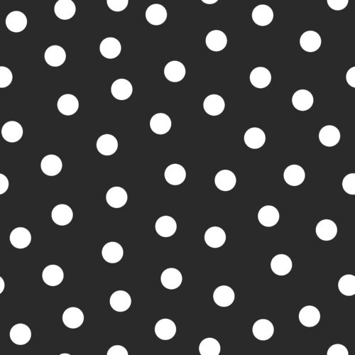 Black and White Summer Polka Dot