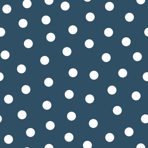 Dark Blue Summer Polka Dot
