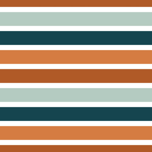 Stripe OrangeTeal