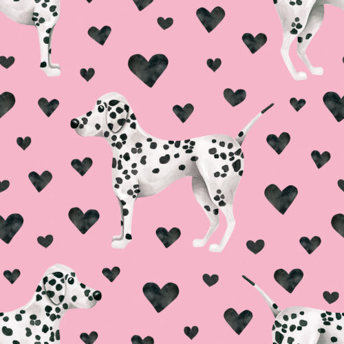 PuppyLove Dalmatian Pink