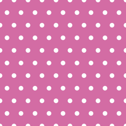 Valentines Hot Pink Polka Dots