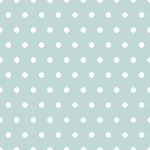Valentines Light Blue Polka Dots