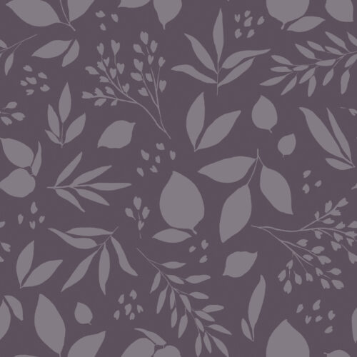 Purple Vintage Spring Greenery