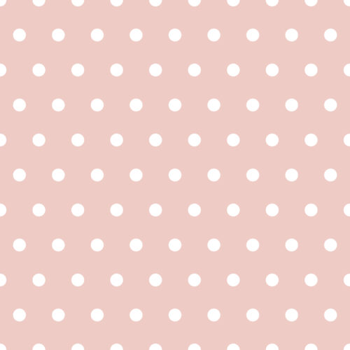 Vintage Spring Pink Polka Dot