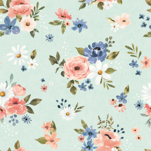 Wanderlust DaintyFloral LightBlue
